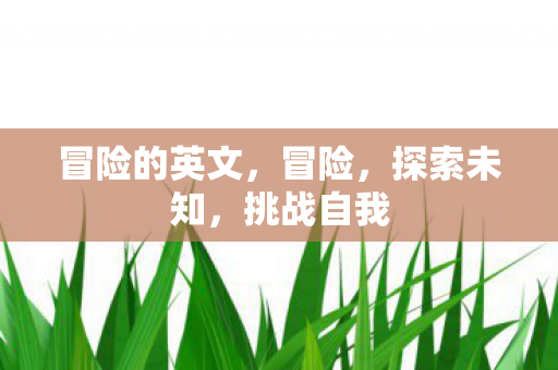 冒险的英文,冒险,探索未知,挑战自我 冒险的英文,冒险,探索未知,挑战自我