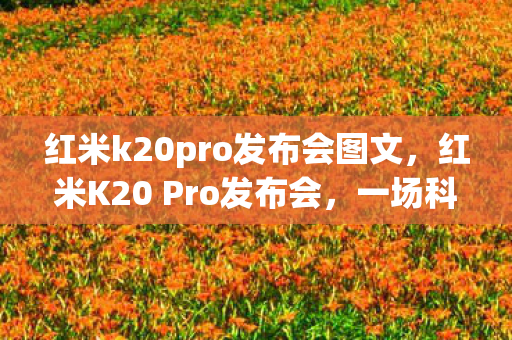 红米k20pro发布会图文，红米K20 Pro发布会，一场科技与美学的盛宴