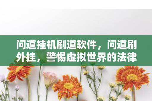 问道挂机刷道软件,问道刷外挂,警惕虚拟世界的法律风险与道德陷阱 问道挂机刷道软件,问道刷外挂,警惕虚拟世界的法律风险与道德陷阱