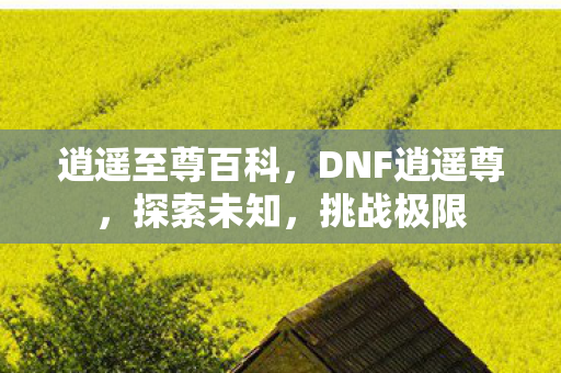 逍遥至尊百科图片