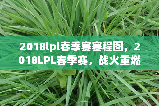 2018lpl春季赛赛程图，2018LPL春季赛，战火重燃，群雄逐鹿