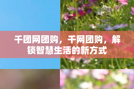 千团网团购，千网团购，解锁智慧生活的新方式
