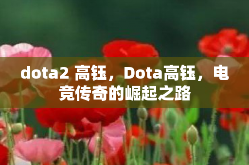 dota2 高钰,Dota高钰,电竞传奇的崛起之路 dota2 高钰,Dota高钰,电竞传奇的崛起之路