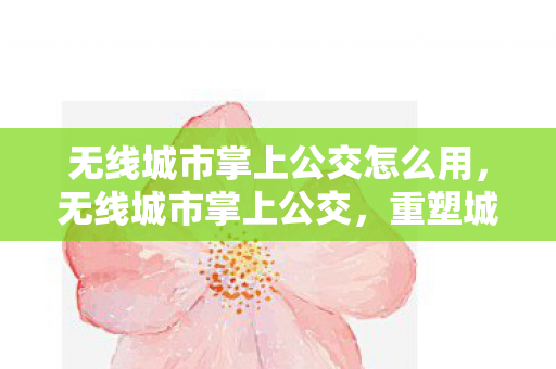 无线城市掌上公交怎么用，无线城市掌上公交，重塑城市出行新体验