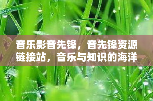 音乐影音先锋，音先锋资源链接站，音乐与知识的海洋