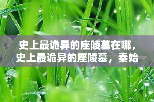 史上最诡异的座陵墓在哪,史上最诡异的座陵墓,秦始皇陵的未解之谜 史上最诡异的座陵墓在哪,史上最诡异的座陵墓,秦始皇陵的未解之谜