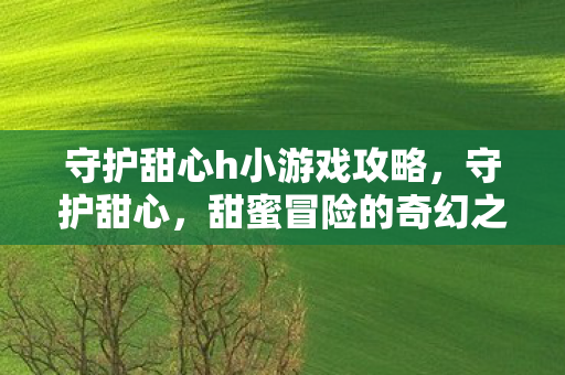 守护甜心h小游戏攻略，守护甜心，甜蜜冒险的奇幻之旅