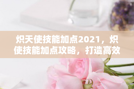 炽天使技能加点2021，炽使技能加点攻略，打造高效战斗法师