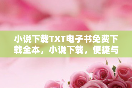 小说下载TXT电子书免费下载全本，小说下载，便捷与风险并存