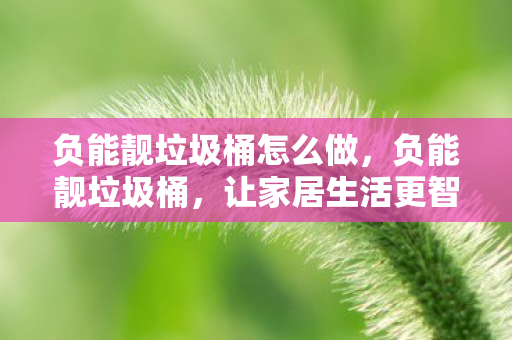 负能靓垃圾桶怎么做，负能靓垃圾桶，让家居生活更智能、更环保