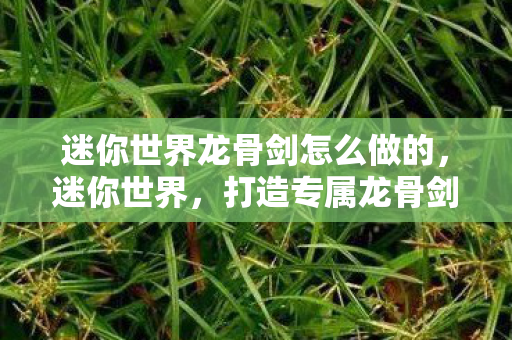 迷你世界龙骨剑怎么做的，迷你世界，打造专属龙骨剑的详细步骤