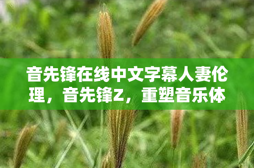 音先锋在线中文字幕人妻伦理,音先锋Z,重塑音乐体验的先锋者 音先锋在线中文字幕人妻伦理,音先锋Z,重塑音乐体验的先锋者