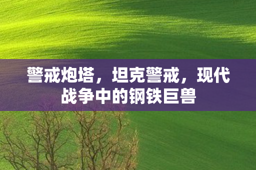 警戒炮塔,坦克警戒,现代战争中的钢铁巨兽 警戒炮塔,坦克警戒,现代战争中的钢铁巨兽