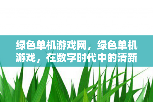绿色单机游戏网,绿色单机游戏,在数字时代中的清新选择 绿色单机游戏网,绿色单机游戏,在数字时代中的清新选择