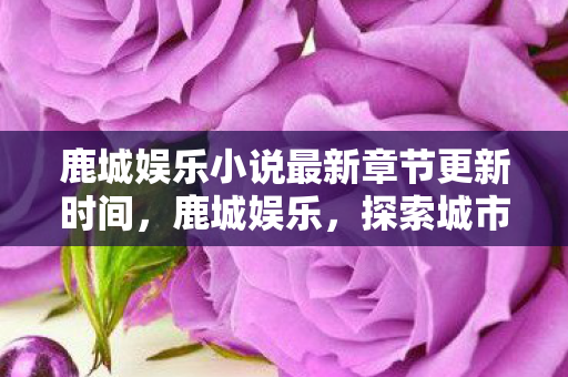 鹿城娱乐小说最新章节更新时间,鹿城娱乐,探索城市的文化底蕴与娱乐新风尚 鹿城娱乐小说最新章节更新时间,鹿城娱乐,探索城市的文化底蕴与娱乐新风尚