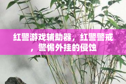 红警游戏辅助器，红警警戒，警惕外挂的侵蚀