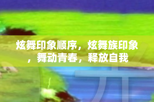 炫舞印象顺序，炫舞族印象，舞动青春，释放自我