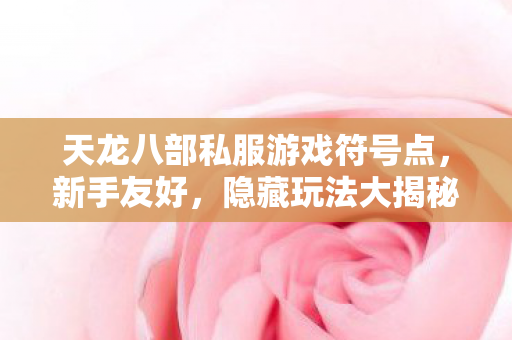 天龙八部私服游戏符号点图片