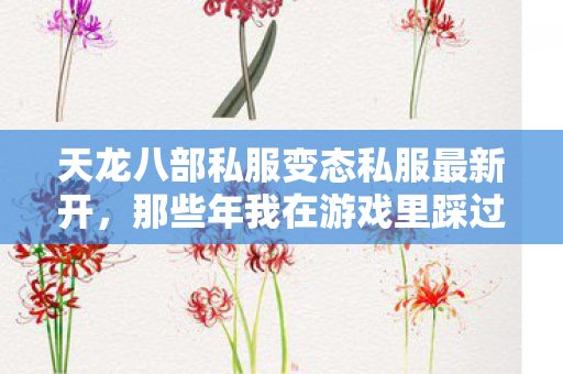 天龙八部私服变态私服最新开,那些年我在游戏里踩过的坑与摸出的野路子天龙私服 天龙八部私服变态私服最新开,那些年我在游戏里踩过的坑与摸出的野路子天龙私服
