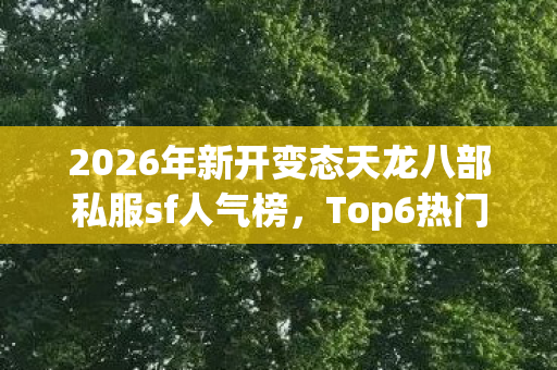 2026年新开变态天龙八部私服sf人气榜图片