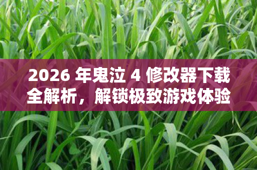 2026 年鬼泣 4 修改器下载全解析,解锁极致游戏体验的实用指南 2026 年鬼泣 4 修改器下载全解析,解锁极致游戏体验的实用指南