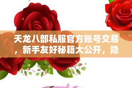 天龙八部私服官方账号交易图片