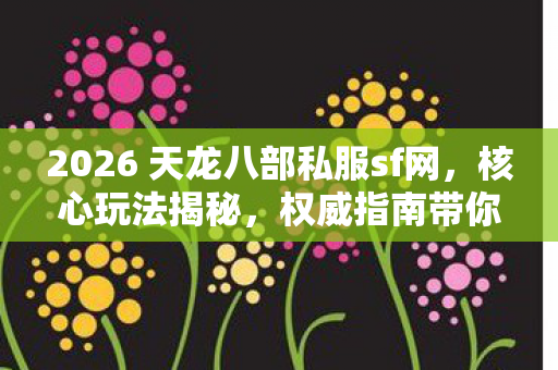 2026 天龙八部私服sf网图片