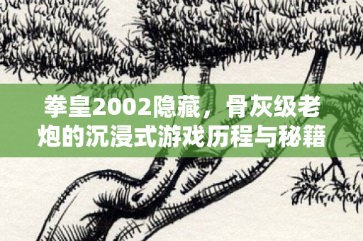 骨灰级老炮的沉浸式游戏历程与秘籍大公开图片