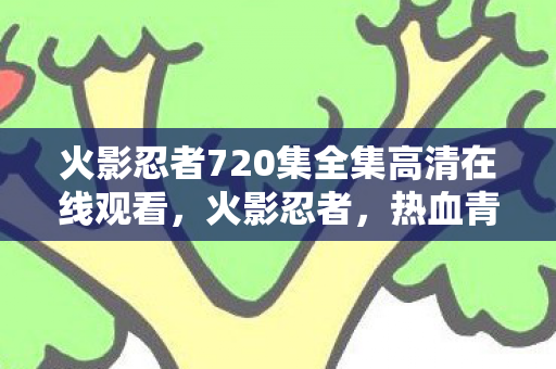 火影忍者720集全集高清在线观看，火影忍者，热血青春的忍者世界之旅
