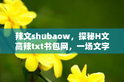 辣文shubaow,探秘H文高辣txt书包网,一场文字与想象的盛宴 辣文shubaow,探秘H文高辣txt书包网,一场文字与想象的盛宴