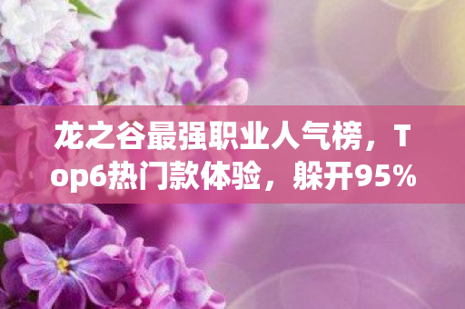 龙之谷最强职业人气榜图片
