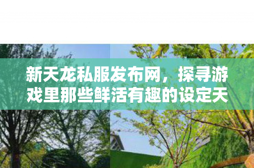 探寻游戏里那些鲜活有趣的设定天龙八部私服图片
