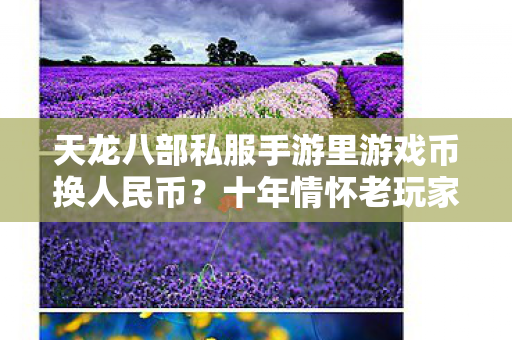 天龙八部私服手游里游戏币换人民币图片