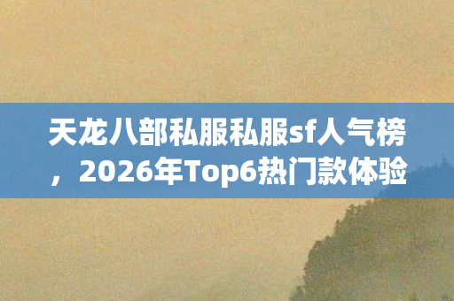 2026年Top6热门款体验图片