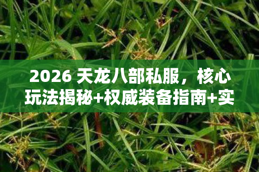 2026 天龙八部私服,核心玩法揭秘+权威装备指南+实用技能攻略天龙八部私服 2026 天龙八部私服,核心玩法揭秘+权威装备指南+实用技能攻略天龙八部私服