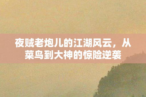 夜贼老炮儿的江湖风云,从菜鸟到大神的惊险逆袭 夜贼老炮儿的江湖风云,从菜鸟到大神的惊险逆袭
