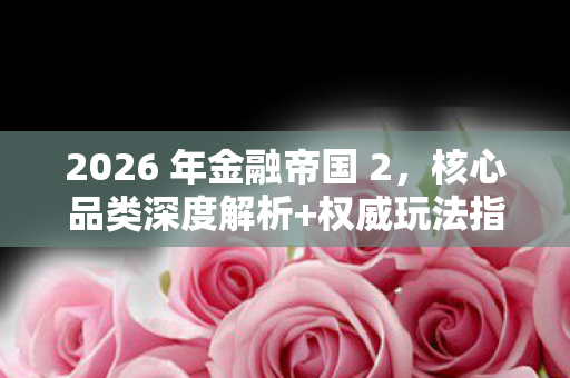 2026 年金融帝国 2,核心品类深度解析+权威玩法指南+实用装备攻略? 2026 年金融帝国 2,核心品类深度解析+权威玩法指南+实用装备攻略?