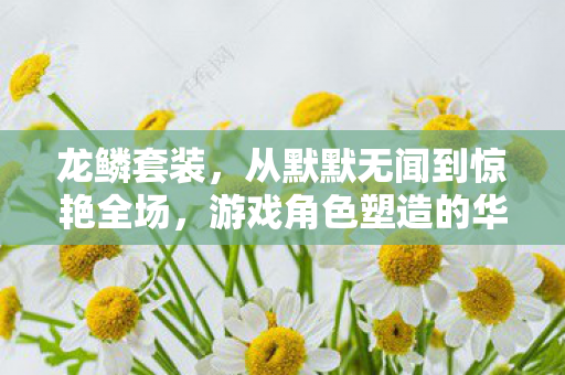 龙鳞套装,从默默无闻到惊艳全场,游戏角色塑造的华丽转身 龙鳞套装,从默默无闻到惊艳全场,游戏角色塑造的华丽转身