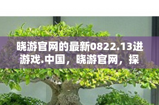 晓游官网的最新0822.13进游戏.中国，晓游官网，探索游戏世界的奇妙之旅