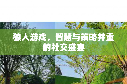 狼人游戏,智慧与策略并重的社交盛宴 狼人游戏,智慧与策略并重的社交盛宴