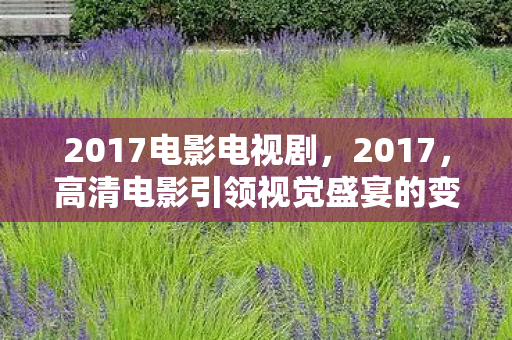 2017电影电视剧，2017，高清电影引领视觉盛宴的变革