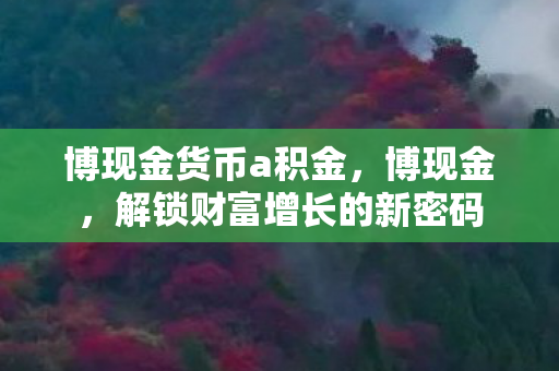 博现金货币a积金,博现金,解锁财富增长的新密码 博现金货币a积金,博现金,解锁财富增长的新密码