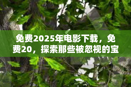 免费2025年电影下载,免费20,探索那些被忽视的宝藏 免费2025年电影下载,免费20,探索那些被忽视的宝藏