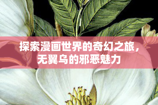 探索漫画世界的奇幻之旅,无翼乌的邪恶魅力 探索漫画世界的奇幻之旅,无翼乌的邪恶魅力