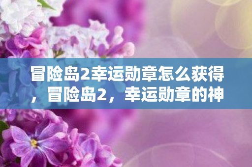冒险岛2幸运勋章怎么获得,冒险岛2,幸运勋章的神秘力量 冒险岛2幸运勋章怎么获得,冒险岛2,幸运勋章的神秘力量