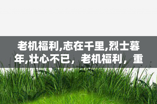 老机福利,志在千里,烈士暮年,壮心不已,老机福利,重温经典,感受科技变迁的温暖 老机福利,志在千里,烈士暮年,壮心不已,老机福利,重温经典,感受科技变迁的温暖