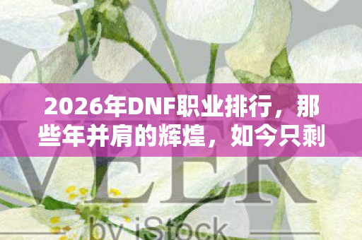 2026年DNF职业排行,那些年并肩的辉煌,如今只剩鼻子一酸的伏笔 2026年DNF职业排行,那些年并肩的辉煌,如今只剩鼻子一酸的伏笔