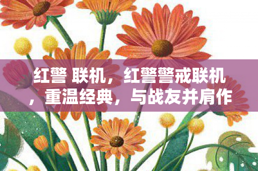 红警 联机，红警警戒联机，重温经典，与战友并肩作战