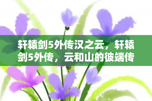 轩辕剑5外传汉之云，轩辕剑5外传，云和山的彼端传奇