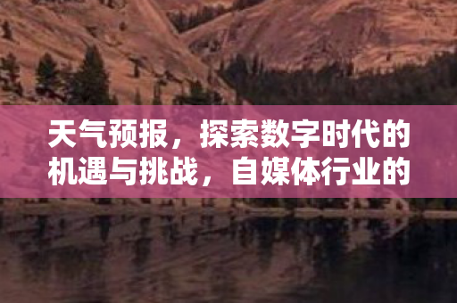天气预报,探索数字时代的机遇与挑战,自媒体行业的崛起与未来展望 天气预报,探索数字时代的机遇与挑战,自媒体行业的崛起与未来展望